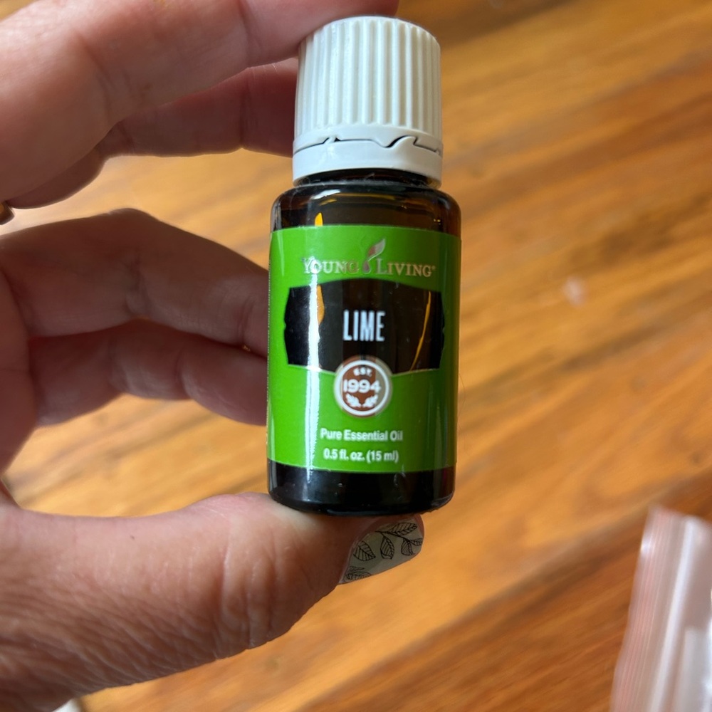Young Living Lime Oil with Green Label